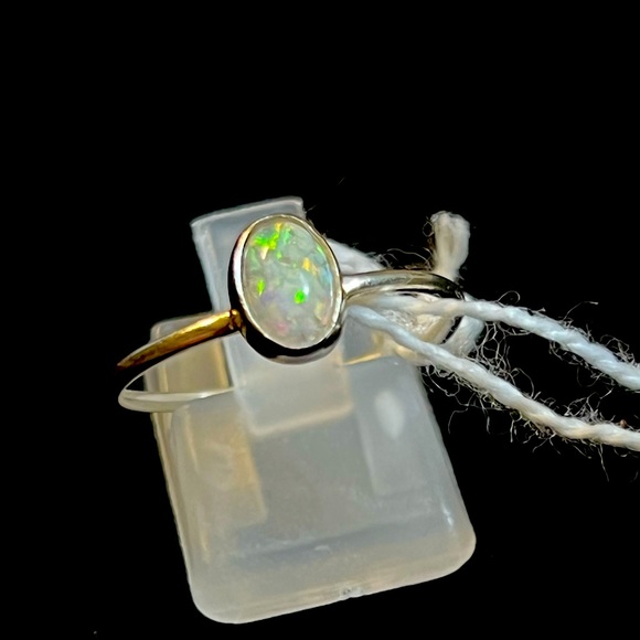 Jewelry - 🫶2/$20 Opal Sterling silver ring size 8